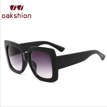 Oakshion Femei Vintage Supradimensionate Cadru Pătrat ochelari de Soare Brand de Moda Designer de Bling Stras Ochelari de Soare Nuante Oculos desol