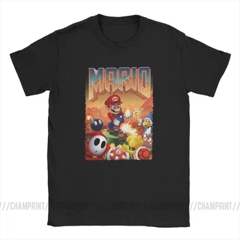 Oameni Super Mario Doom Tricouri Din Bumbac Topuri Distractiv Maneci Scurte O Neck Tee Shirt Idee De Cadou Tricouri