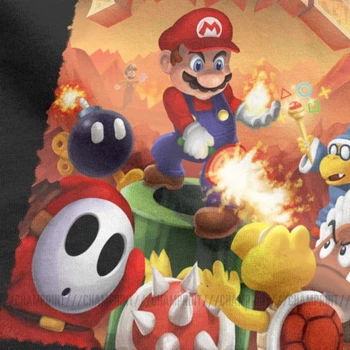 Oameni Super Mario Doom Tricouri Din Bumbac Topuri Distractiv Maneci Scurte O Neck Tee Shirt Idee De Cadou Tricouri
