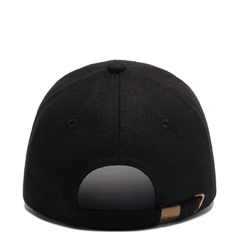 Oamenii cu Capul Mare Șapcă de Baseball,Negru/Gri Adult Capac Cu Dimensiune Mare Circumferinta 55-62cm Lână Hip Hop Pălărie