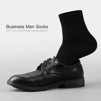 Oamenii de afaceri s-Ciorap 2021 Noi stiluri 10 Perechi / Lot Men ' s Bumbac Negru Respirabil Primăvară-Vară pentru bărbați-NE dimensiune(6.5-12)