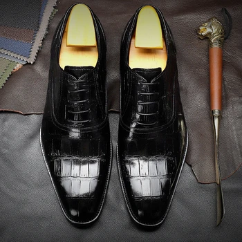 Oamenii Genuine piele de vacă bocanc de Afaceri de nunta mens casual balerini pantofi 2020 negru vintage oxford pantofi pentru bărbați pantofi