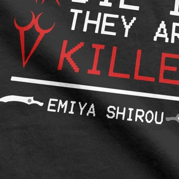 Oamenii Mor Dacă Sunt Ucis Emiya Shirou T Camasa Barbati Umor Tricouri Fate Stay Night Fgo Anime Tricou Maneca Scurta De Îmbrăcăminte