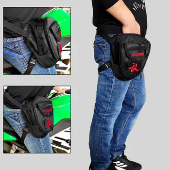 Oamenii Picătură Picior sac Motocicleta Talie sac Impermeabil în aer liber pachet geanta Multifunctionala Messenger Umăr Saci de Vagabond Hip Sac