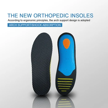 Oamenii Premium EVA Ortezare branțuri pentru Flatfoot pantofi Sport Suport Arc Absorbție de Șoc Pad ortopedice de Corecție O X Picior