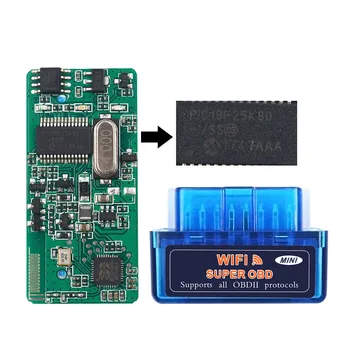 OBD2 Scanner Wifi ELM327 V1.5 PIC18F25K80 Cip ELM 327 Wifi OBD II Instrument de Diagnosticare Auto Pentru Android/IOS Cititor de Cod