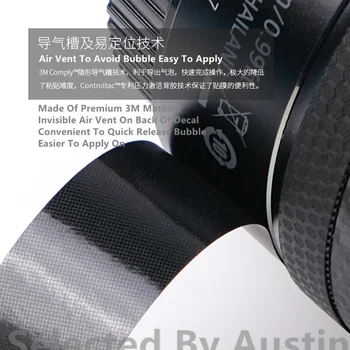 Obiectiv Decal Piele Pentru Sigma 105mm 2.8 DG DN Protector Folie Anti-zero Autocolant Acoperi Caz