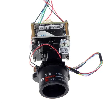 Obiectiv motorizat Auto-Zoom 2.8 mm-12mm Zoom 3X H. 265 4MP Camera IP HI3516D+1/3