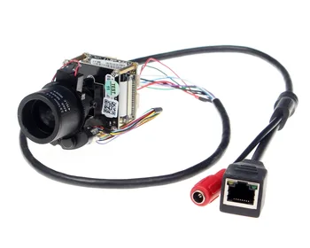 Obiectiv motorizat Auto-Zoom 2.8 mm-12mm Zoom 3X H. 265 4MP Camera IP HI3516D+1/3