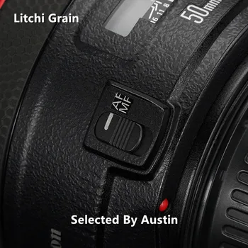 Obiectiv prime de Piele Decal Folie Film Pentru Canon EF50mm f1.2 Anti-zero Autocolant Protector