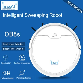 ObowAI Control de la Distanță Inteligent Robot Aspirator 2000Pa 2000mAh App Robotica Curat Wireless Aspiratoare de Zgomot Redus Pentru Acasă