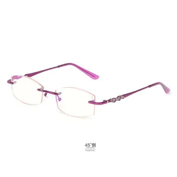 Ochelari femei ultra-lumină de moda taie marginea cinci cadru anti-albastru radiații high-end originale ochelari pentru persoanele în vârstă