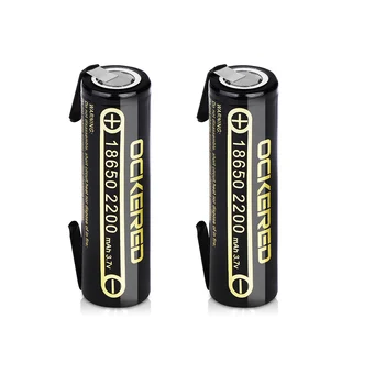 Ockered Nou, Original, 3.7 V 2200mah 18650 Baterie Reîncărcabilă Litiu Sudare Nichel Foaie 18650 Baterii DIY Batteri
