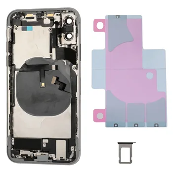 OEM Capac Spate Carcasa Pentru iPhone X XS XR XS Max Cu Sticlă Butoane Laterale Capac Baterie Și Baterie de pe Instrumentul de Autocolant Cu Cadou