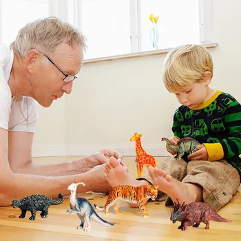 Oenux Original Dinozaur Jurassic Parasaurolophus Dinozaur Spinosaurus T-Rex Animale Model De Cifrele De Acțiune De Colectare De Jucării Pentru Copii