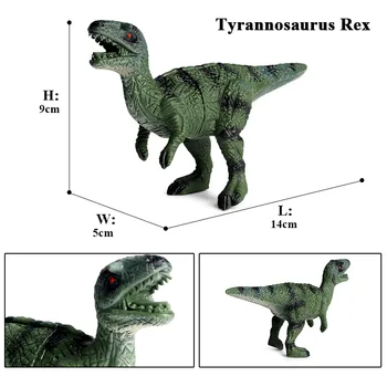 Oenux Original Dinozaur Jurassic Parasaurolophus Dinozaur Spinosaurus T-Rex Animale Model De Cifrele De Acțiune De Colectare De Jucării Pentru Copii