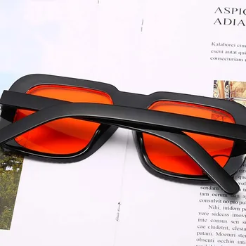 OFIR Moda Clasic pentru Bărbați ochelari de Soare Patrati Femei Retro Siamezi Stras Mare Cadru Ochelari de Soare Umbra UV400 Ochelari