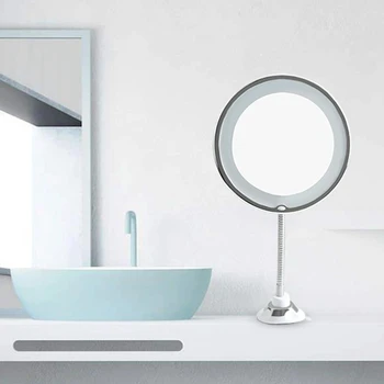 Oglindă de machiaj Cu 3 Luminozitate LED Oglinda 10X Mărire Oglindă Cosmetică Miroir Grossissant CONDUS Dropship