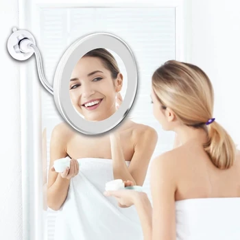 Oglindă de machiaj Cu 3 Luminozitate LED Oglinda 10X Mărire Oglindă Cosmetică Miroir Grossissant CONDUS Dropship