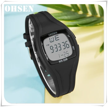 OHSEN Brand de Moda pentru Bărbați Ceasuri Sport Ceas Digital Impermeabil Alarma Om Încheietura Ceas Electronic Bărbați Ceasuri Relogio Masculino
