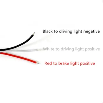 OKEEN LED-uri Auto Bara Spate Reflector Lumini Pentru Hyundai Sonata 8 2011 2012 2013 Coada de Lumină Roșie de Conducere Lămpii de Avertizare a Frânei