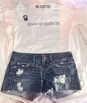 OKOUFEN moda unisex cool tricou tumblr lol dar ur nu Sebastian Stan T-Shirt hipster streetwear femei barbati tricou topuri tricouri