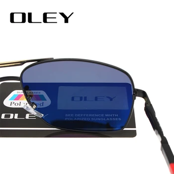 OLEY Brand de Oameni din Aluminiu ochelari de Soare Polarizat UV400 Oglindă de sex Masculin Ochelari de Soare Femei Pentru Barbati Oculos de sol Vara ochelari de Y7613