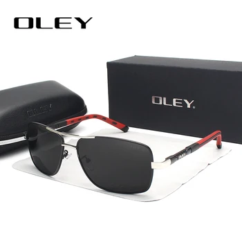 OLEY Brand de Oameni din Aluminiu ochelari de Soare Polarizat UV400 Oglindă de sex Masculin Ochelari de Soare Femei Pentru Barbati Oculos de sol Vara ochelari de Y7613