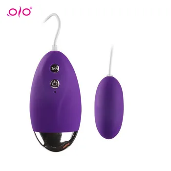 OLO 20 Viteze Wireless de Control de la Distanță Vibratoare Ou Impermeabil Sari Ou Vibratoare Masturbari jucarii Sexuale pentru Femei TD0066