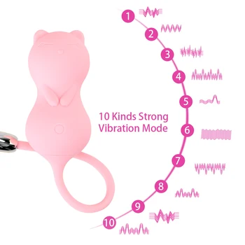 OLO G-spot Vibrator Vibrator Ou Sărituri Bile Vaginale Electric 10 Viteze Cat Wireless de Control de la Distanță Jucarii Sexuale Intima Jucarii