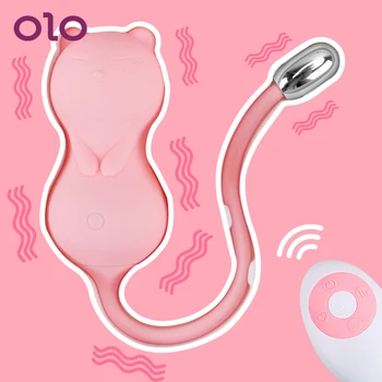 OLO G-spot Vibrator Vibrator Ou Sărituri Bile Vaginale Electric 10 Viteze Cat Wireless de Control de la Distanță Jucarii Sexuale Intima Jucarii