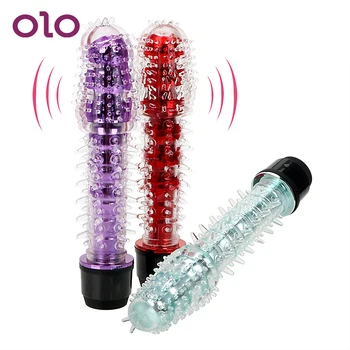 OLO Vibrator Jelly Penis Vibrator sex Feminin Masturbator G-spot Vibrator de Masaj Stimulator Clitoris Jucarii Sexuale Pentru Femei