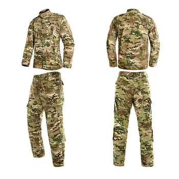 Om Adult de Vânătoare Uniformă Militară Deșert de Formare Camuflaj Tactice Haina Sacou Pantaloni Set pentru bărbați Specială a Armatei Costum