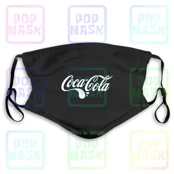 Om De Moda Coca-Cola Noul Logo 2019 Cola Printuri Lavabile Refolosibile Mască Cu Filtru Pentru Adult Copii