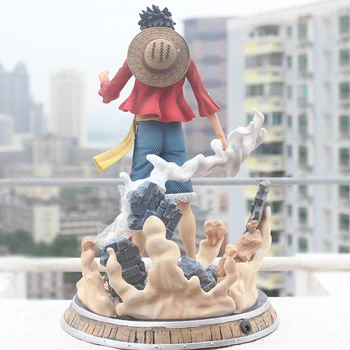 One Piece Luffy GK Figurina Maimuta Pvc Model Figura 1/5 Scară Cu Lumină de Jucării De Crăciun