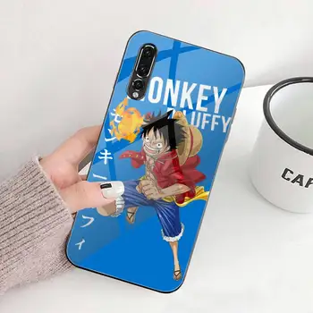One Piece Luffy Zoro Telefon Caz Capacul din Sticla Temperata Pentru Huawei P30 P20 P10 lite onoare 7A 8X 9 10 mate Pro 20