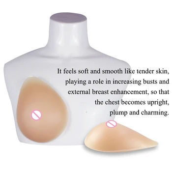 ONEFENG LA Triunghi Formă de Lacrimă Mamare din Silicon Forma de San Artificial 150-700g/pc-ul Fals Țâțe Sani uriasi pentru Mastectomie Femei