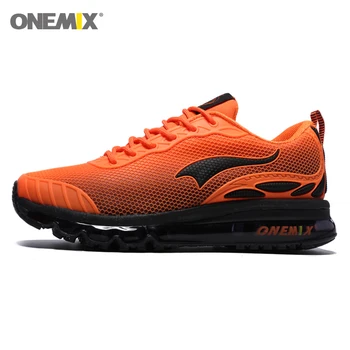 ONEMIX Bărbați Pernă de Aer Pantofi de Alergare în aer liber, Femeile de Tenis, Pantofi de Sport Ochiurilor de Călătorie de Mers pe jos, Jogging Încălțăminte Formatori