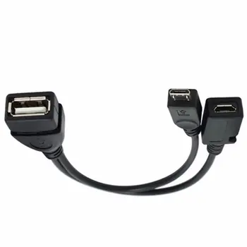 ONLENY 3 HUB USB LAN Ethernet Adaptor + Cablu USB OTG pentru Stick de Foc 2ND GEN sau Foc TV3 TV Stick 1080P (full-hd) Nu sunt Incluse