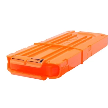 Orange a Reîncărca Clip Pentru Nerf Revista Rotund Darts Înlocuire Pistol de Jucărie Moale Glonț Clip Pentru Nerf Blaster arma de brinquedo