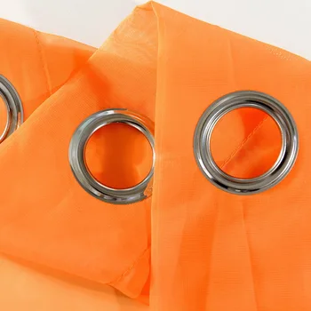 Orange stil European și American Fereastra de Screening Ușă Solid Perdele Draperii Panou Tul Pur Pentru Camera de zi AP184#30