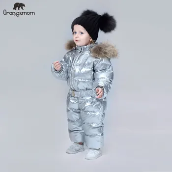 Orangemom brand 2019 iarna haine pentru Copii Imbracaminte pentru Copii de rață jos Haine pentru Fete geaca copii baieti salopete rece snowsuits