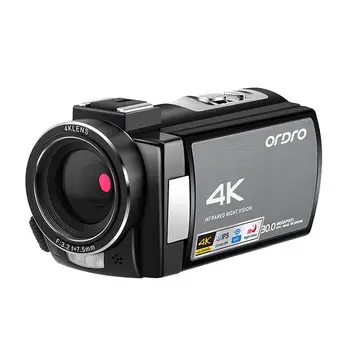 Ordro WIFI AE8 Camera Video 4K Digital Full HD Touch Screen IR Infraroșu Viziune de Noapte Camera Fotografica Profesional Video