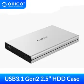 ORICO 2.5 inch HDD Cazul USB 3.1 Gen2 Pentru SATA 3.0 10Gbps Super Viteza Tip C Hard Disk Cutie HDD Extern Cabina de Instrumente Gratuite