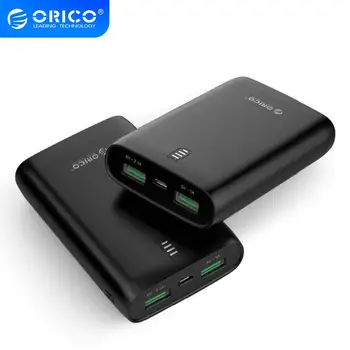 ORICO 6000mAh Banca de Putere Dual USB cu Indicator LED Pentru Telefonul Mobil iPhone Externe Acumulator Pachet Mini Portabil Putere Banca