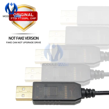 Original 6P 6PINI FTDI FT232RL FT232 USB la Serial RS232 TTL Sârmă Modul Adaptor Download Cablu Pentru Arduino, Raspberry Pi 1M 100CM