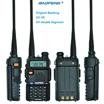 Original baofeng uv-5r Dual Band walkie talkie hf transceiver radio cb comunicador 128CH FM portabil două fel de radio BAOFENG UV-5R