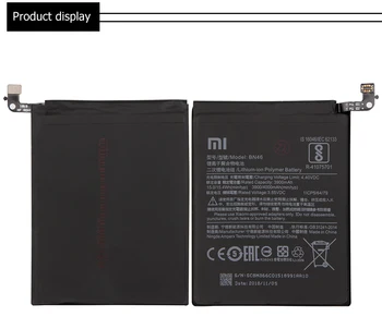 Original Bateria Telefonului pentru Redmi Nota 6 8 Baterie Xiaomi hongmi Note6 BN46 Înlocuire Baterii Note8 Redmi7