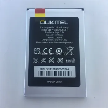 Original, baterie pentru OUKITEL C11 pro acumulator 3400mAh Mult timp de așteptare de Înaltă calitate pentru OUKITEL Accesorii Mobile