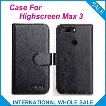 Original! Caz Pentru Highscreen Max 3 Caz 6 Culori Flip Portofel Din Piele De Cazuri Pentru Highscreen Max 3 Acopere Sloturi Telefon Sac